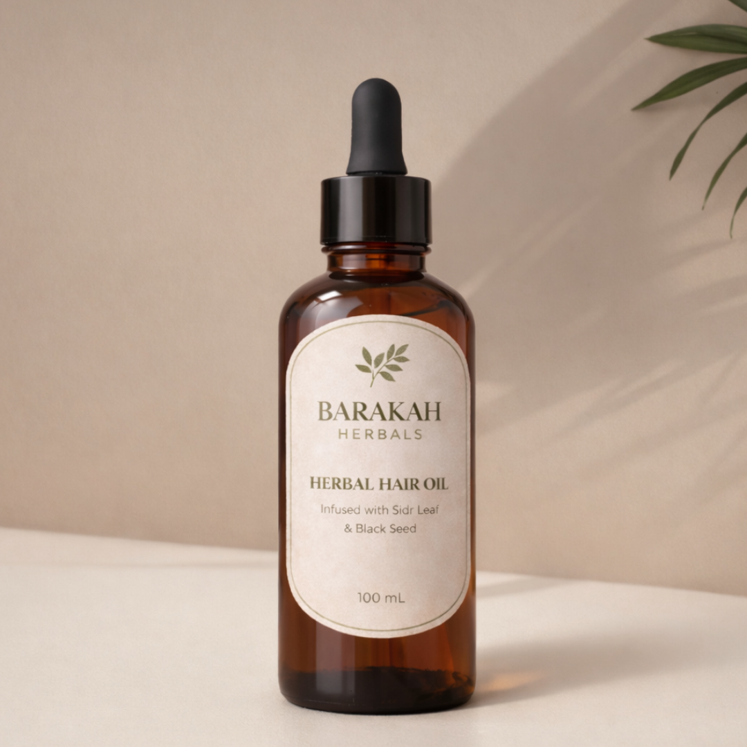 Barakah Herbal Hair Growth Oil – Black Seed & Sidr